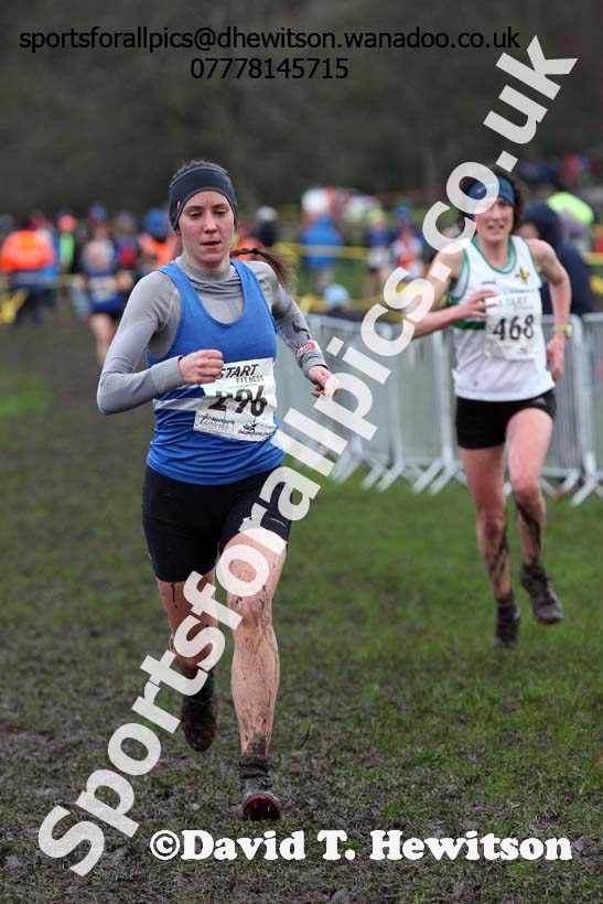 Senior womens Northern Cross Country Champs., Witton Park, Blackburn. Photo: David T. Hewitson/Sports for All Pics